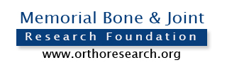 Donate to the Memorial Bone and Joint Clinical Research Foundation using PayPal